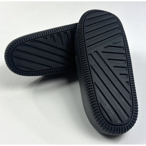 Nike Calm Flip Flop Womens 8 Triple Black Sandals Slides Casual FD4115-001 - Picture 8 of 9